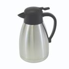 1.5 Liter/51 oz Coffee Server, Stainless Steel, Polypropylene Cap, Handle, Silicone ring 