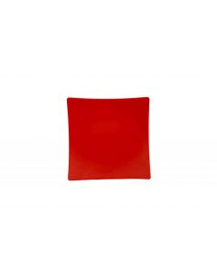 10 FLARE PLATE, 1 3/4 DEEP, PURE RED