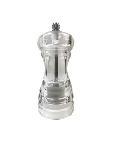 4"H Acrylic Pepper Mill, Round Shape
