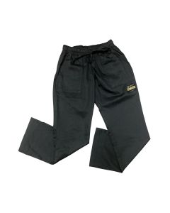 Chef Regalia, Women's Chef Pants. 65/35 Poly/Cotton . Medium Size. Black.