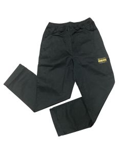 Chef Regalia, Relaxed Fit Chef Pants. 65/35 Poly/Cotton . X Large Size. Black