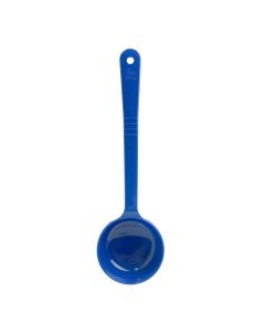 8 oz, 13 1/4" SOLID SPOON, LONG HANDLE, ACETAL BPA FREE, BLUE, NSF, HIGH HEAT