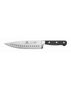 Chef's Knife, 8" Blade, Hollow Ground, Forged German Steel, NSF