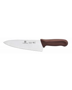 Chef's Knife, 8" Blade,  Brown Polypropylene Handles, German Steel, NSF