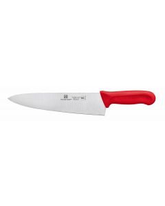 Chef's Knife, 10" Blade,  Red Polypropylene Handles, German Steel, NSF