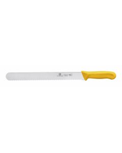 Slicer, 12" Blade, Wavy Edge,  Yellow Polypropylene Handles, German Steel, NSF