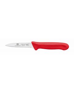Paring Kinfe, 3-1/4" Blade, Red Polypropylene Handles, 2 Piece/Pack, German Steel, NSF