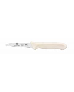 Paring Kinfe, 3-1/4" Blade, White Polypropylene Handles, 2 Piece/Pack, German Steel, NSF