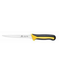 Boning Knife, 6" Blade, Narrow,  Soft-Grip Handles, German Steel, NSF