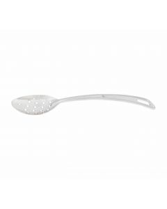 9" Perforated Curved Basting Spoon with Hanging Slot, Stainless Steel, 18 Gauge, 1.2mm Thickness, Heavy-Duty