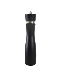 12"H Beechwood Pepper Mill, Black