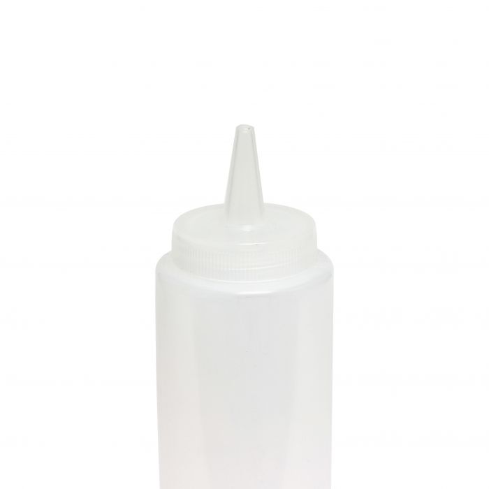 12 OZ SQUEEZE BOTTLE, CLEAR