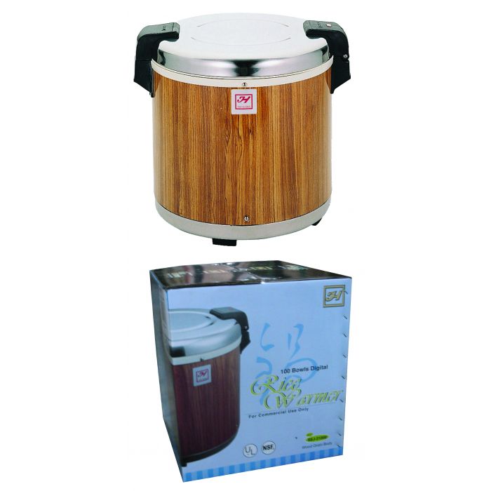 Thunder Group SEJ18000 Wood Grain 30-Cup (Cooked) Rice Warmer