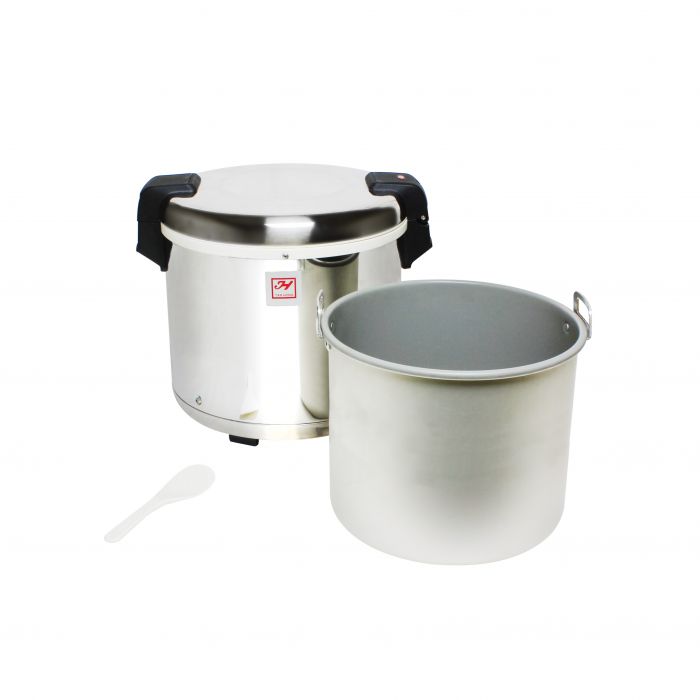 Rice Cooker/Warmer, 30 Cup, Silver, Non-Stick, Thunder Group SEJ50000T