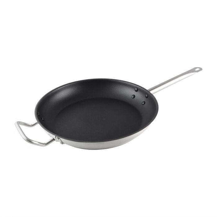 14 Diameter Non-Stick Fry Pan, Stainless Steel with Quantum 2